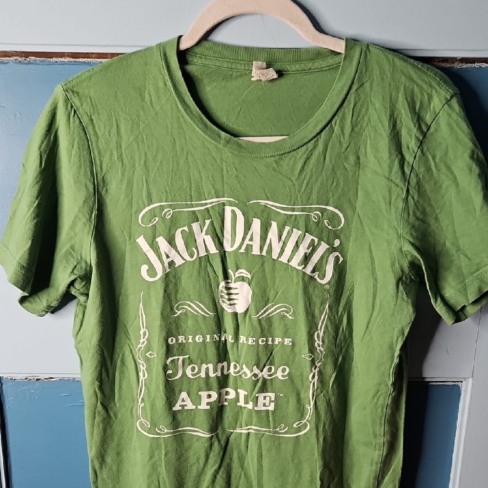 Bella Canvas Women’s And Men’s Jack Daniels Tennessee Apple Green Graphic Tee S - Picture 1 of 8